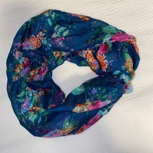 Beautiful floral infinity scarf